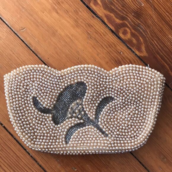 Miranda Vintage Beaded Purse - Picture 1 of 9